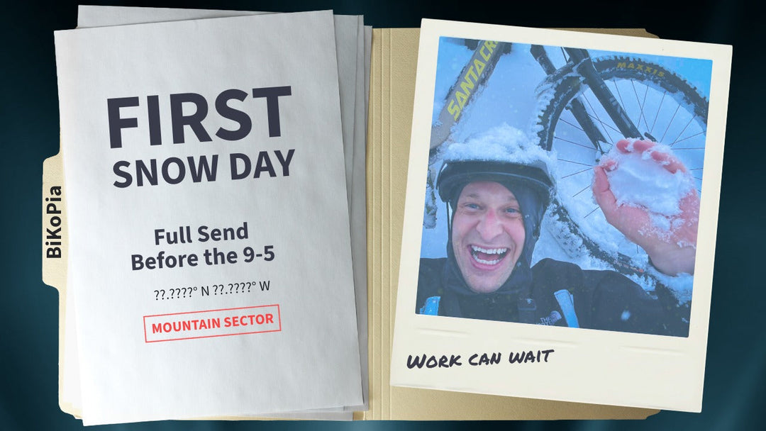 Season’s First Snow MTB Ride: Pre-Work Dawn Patrol