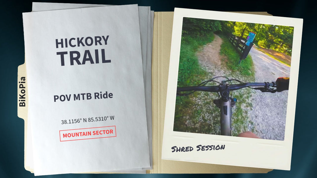 Shredding Hickory Trail at The Parklands in Louisville