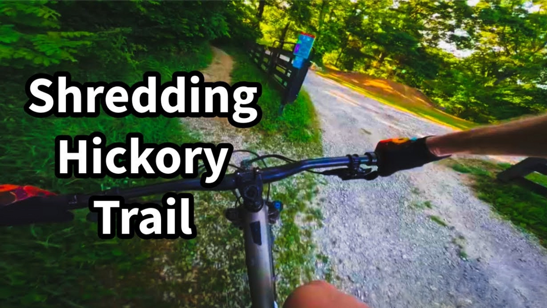 Shredding Hickory Trail: POV Adventure on Turkey Run Park's Singletrack