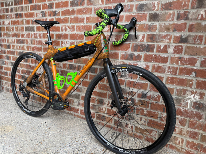 Pampro Agona Brown Modified Bamboo Gravel Bike